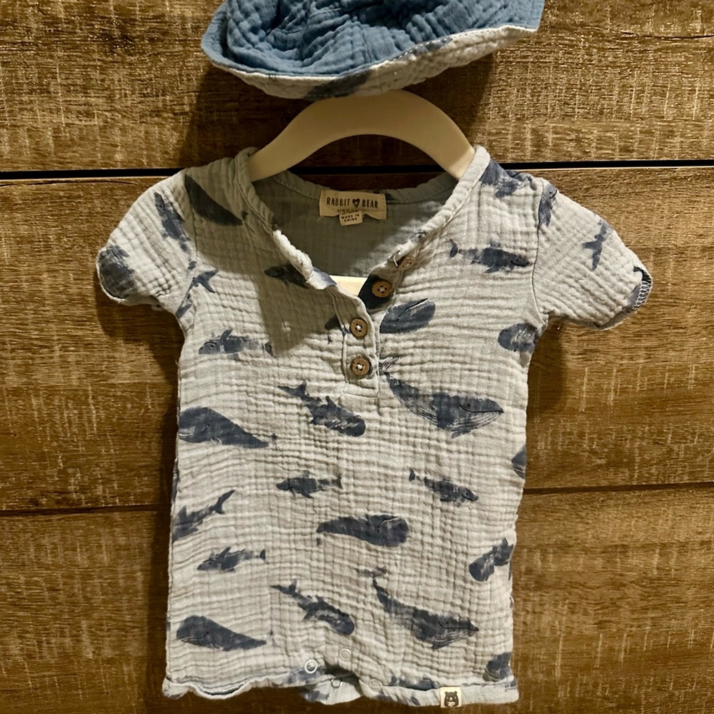 Rabbit Bear Romper 3-6 months